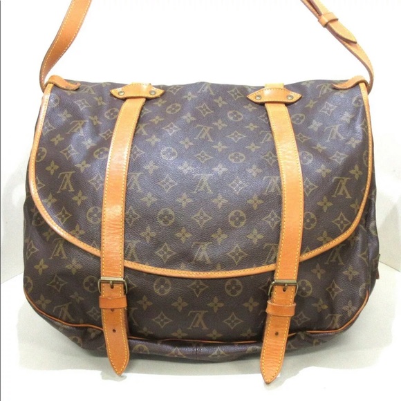 💯LARGE DISCONTINUED CROSSBODY LOUIS VUITTON - Picture 2 of 14
